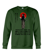 Load image into Gallery viewer, Miyamoto Musashi - Truth Is Not What You Want It To Be Sweatshirt