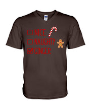 Load image into Gallery viewer, Nice Naughty Ginger Redhead T Shirt Guys V-Neck