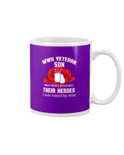 Load image into Gallery viewer, Wwii Veteran Gift For Veteran Dad Quote T-Shirt Mug