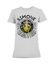 Load image into Gallery viewer, Simone The Sould Of A Mermaid Horoscope T-Shirt Ladies Tee