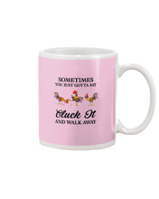 Load image into Gallery viewer, Cluck It Chicken Funny Quote T-Shirt Mug