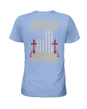 Load image into Gallery viewer, Lived By A Code Back Side T-Shirt Ladies Tee