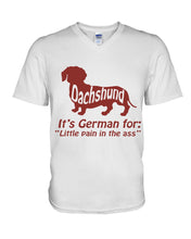 Load image into Gallery viewer, Dachshund German Shirt For Dachshunds Dog Lovers Guys V-Neck