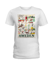 Load image into Gallery viewer, Sweden Vintage Travel Ladies Tee