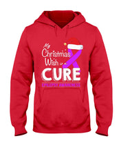 Load image into Gallery viewer, Epilepsy Awareness - My Christmas Wish Is A Cure Hoodie
