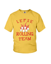Load image into Gallery viewer, Lefse Rolling Team Cute Tee Youth Tee