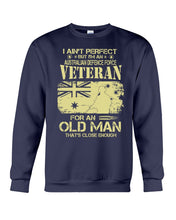 Load image into Gallery viewer, Veteran Australian Defence Force Gift For Grandpa Family Tee Sweatshirt