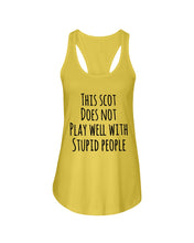 Load image into Gallery viewer, Funny T-Shirt For Scotland People Ladies Flowy Tank