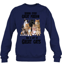 Load image into Gallery viewer, A Lot Of Great Cat  Shirt For Cat Lovers Sweatshirt