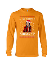 Load image into Gallery viewer, Demi Lovato All I Want For Christmas Is Shmoney Unisex Long Sleeve