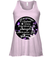 Load image into Gallery viewer, To My Husband In Heaven Gift For Widow Ladies Flowy Tank