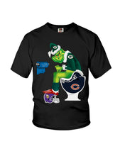 Load image into Gallery viewer, Grinch Green Bay Packers Funny Tee Youth Tee