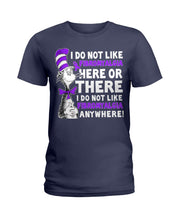 Load image into Gallery viewer, Fibromyalgia Anywhere Break Cancer Spirit T-Shirt Ladies Tee