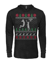 Load image into Gallery viewer, Funny Basketball Christmas Hoodie