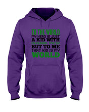 Load image into Gallery viewer, That Kid Is My World Great Gift For Children Family Hoodie