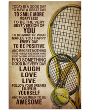Load image into Gallery viewer, Tennis Meaning Quote Gift For Tennis Lovers Vertical Poster