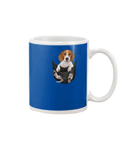 Load image into Gallery viewer, Beagle In The Pocket Funny T-Shirt Mug