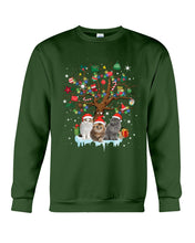 Load image into Gallery viewer, Christmas Tree Cat Lovers Cute Funny T-Shirt Sweatshirt