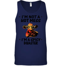 Load image into Gallery viewer, Heifer Not A Hot Mess Spicy Disaster Funny Quote Tee Unisex Tank Top