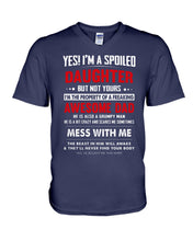 Load image into Gallery viewer, Gift For Spoiled Daughter Funny Quote Guys V-Neck
