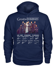 Load image into Gallery viewer, Game Of Throne Autograph 8 Years Anniversary T-Shirtr Hoodie