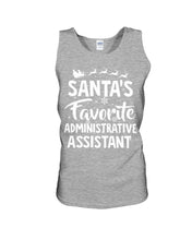 Load image into Gallery viewer, Santa Favorite Assistant Funny Christmas Gift Shirt Unisex Tank Top