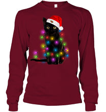 Load image into Gallery viewer, Cat Merry And Bright New Unisex Long Sleeve