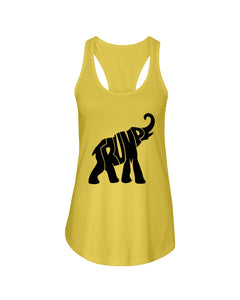 Elephant Trump Gift For American T-Shirt Ladies Flowy Tank