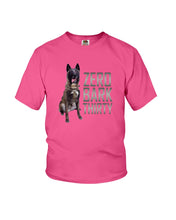 Load image into Gallery viewer, K9 Dog Hero Zero Bark Thirty Youth Tee