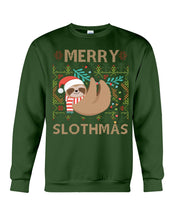 Load image into Gallery viewer, Merry Slothmas Christmas Gift For Kids Family Gift T-Shirt Sweatshirt