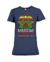 Load image into Gallery viewer, Christmas Nakatomi Corporation 1988 T-Shirt Ladies Tee