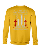 Load image into Gallery viewer, Lived By A Code Back Side T-Shirt Sweatshirt