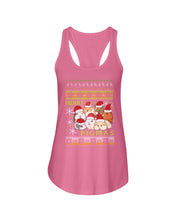 Load image into Gallery viewer, Cute Hamster Merry Christmas Gift For Hamster Lovers T-Shirt Ladies Flowy Tank