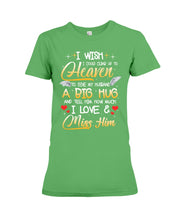 Load image into Gallery viewer, Climb Up To Heaven My Husbabd Ladies Tee