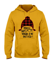 Load image into Gallery viewer, Funny Christmas T-Shirt Shoot Your Eye Out Hoodie