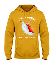 Load image into Gallery viewer, Just A Woman Loves Dancing And Reading Books Hoodie