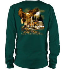 Load image into Gallery viewer, Riding With The Big Boys Nightlife City Black T-Shirt Unisex Long Sleeve