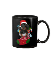 Load image into Gallery viewer, Dachshund In A Sock Christmas Cute Gift For Dachshunds Lovers Mug