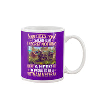 Load image into Gallery viewer, Vietnam Vetera Regret Nothing Black T-Shirt Mug