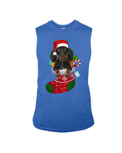 Load image into Gallery viewer, Dachshund In A Sock Christmas Cute Gift For Dachshunds Lovers Unisex Long Sleeve