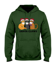 Load image into Gallery viewer, Santa Claws Funny Gift Christmas Gift For Cat Lovers Hoodie