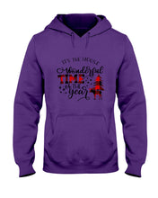 Load image into Gallery viewer, Funny Moose Wonderful Time Christmas Gift For Family Hoodie