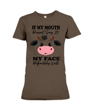 Load image into Gallery viewer, Cute Cow T-Shirt For Cow Lovers Ladies Tee