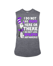 Load image into Gallery viewer, I Do Not Like Epilepsy Anywhere T-Shirt Unisex Long Sleeve