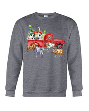 Load image into Gallery viewer, Merry Christmas In Town Cow Lovers Gift For Farmers Sweatshirt