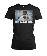 Load image into Gallery viewer, Free Rodney Reed Raise Your Voice 3 Ladies Tee
