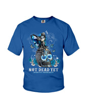 Load image into Gallery viewer, Diabetes Awareness Skull Custom Graphic Tee Youth Tee