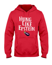 Load image into Gallery viewer, Hung Like Epstein Funny Quote Shirt Hoodie