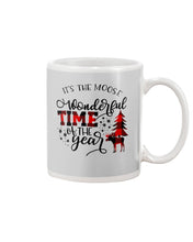 Load image into Gallery viewer, Funny Moose Wonderful Time Christmas Gift For Family Mug