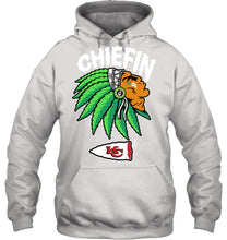 Load image into Gallery viewer, Chiefin Kansas City Chiefs Gift For Fans T-Shirt Hoodie